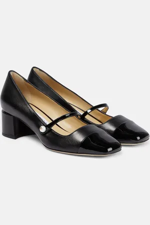 Jimmy Choo Elisa 45 leather pumps