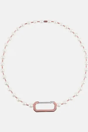 Eera EÃ©ra Vita 18kt rose gold necklace with pearls