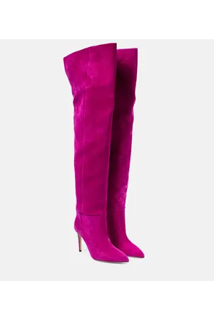 Over the hotsell knee boots pink