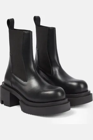 Rick Owens Leather ankle boots