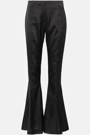 Acne Studios Pippen high-rise satin flared pants