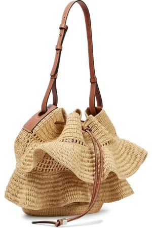 Loewe Paula's Ibiza Beehive raffia bucket bag