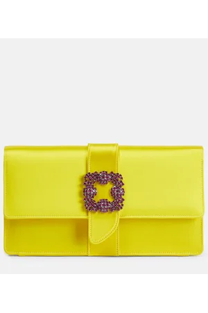 Borderline Leopard Clutch clutch yellow women