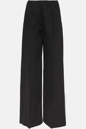 Acne Studios Wool-blend wide-leg pants
