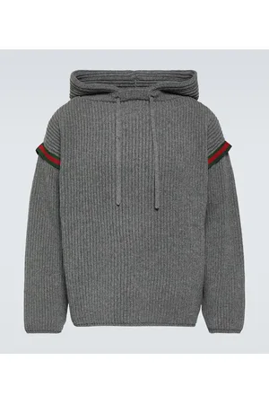 Gucci Black Knit Blind for Love Tiger Patch Hoodie L Gucci