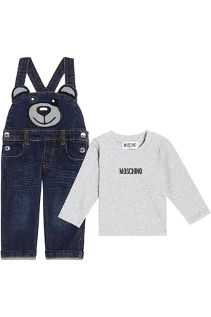 Molo Aer Printed Denim Overalls - Farfetch