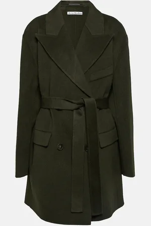 Acne Studios Belted double-breasted wool coat
