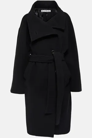 Acne Studios Double-breasted wool-blend coat
