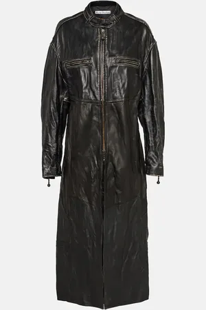 Acne Studios Paneled leather coat