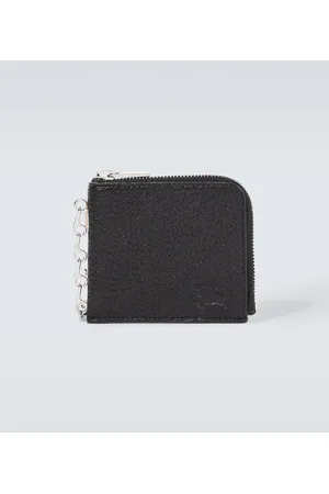 Axton Men's Black Wallet On A Chain