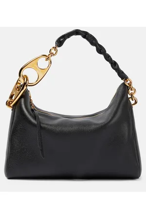 TOM FORD Carine leather-trimmed velvet clutch