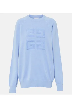 GIVENCHY Sweater with cashmere in dark blue