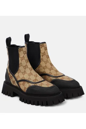 GUCCI Stanley embellished rubber rain boots