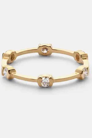 Melissa Kaye Zea 18kt ring with diamonds