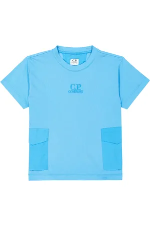 C.P. Company U16 logo cotton-blend jersey T-shirt
