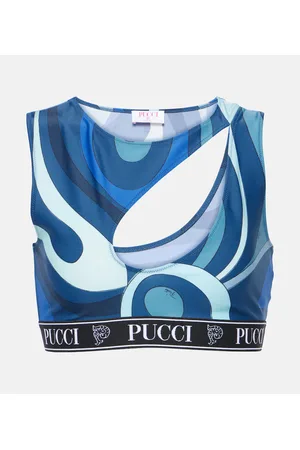 Puccini Marmo cutout sports bra
