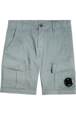 C.P. Company Lens cotton-blend gabardine cargo shorts