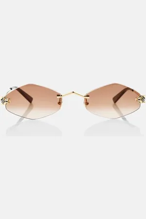 Cartier PanthÃ¨re de Cartier geometric sunglasses