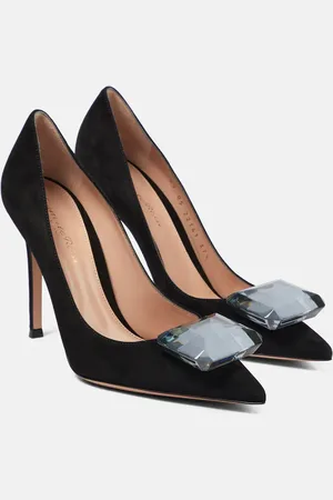 Gianvito Rossi Jaipur embellished suede pumps