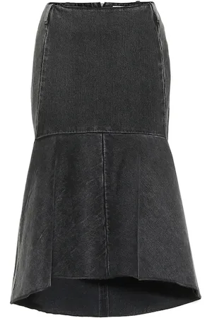 Balenciaga Jean midi skirt
