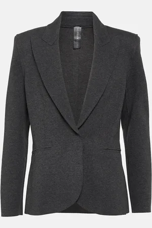 Norma Kamali Cotton-blend terry blazer