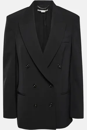 Stella McCartney Oversized double-breasted wool-blend jacket