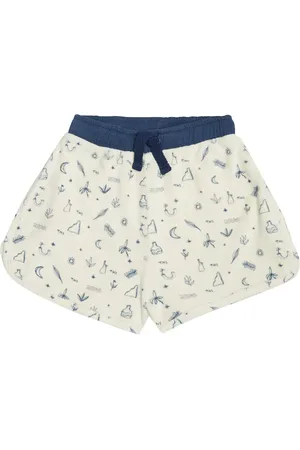 The New Society Francis printed toweling shorts