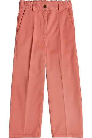 MORLEY Pleated cotton pants