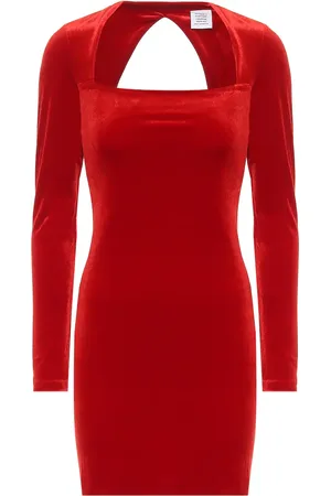 Vetements Velvet minidress