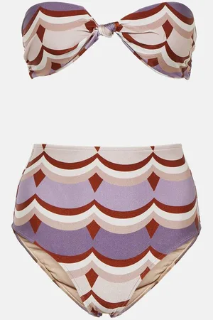 Adriana Degreas Vintage Waves printed bikini