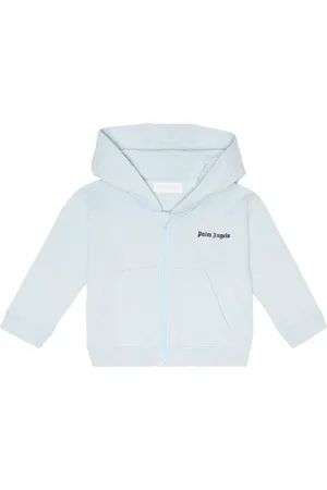 Palm Angels Baby logo cotton hoodie