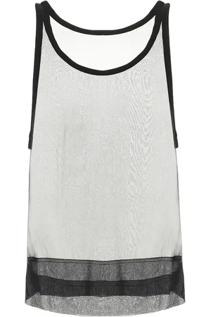 VALENTINO Silk chiffon tank top