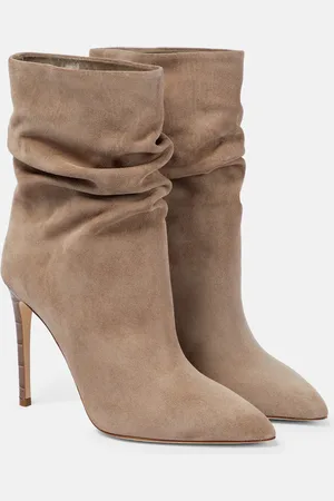 PARIS TEXAS Slouchy suede ankle boots