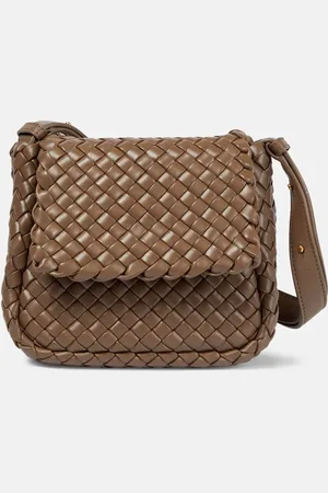 Bottega Veneta Cobble Small Intreccio leather shoulder bag