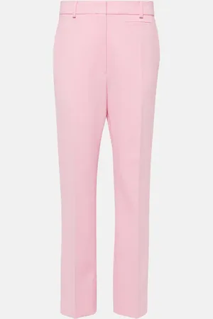 Sportmax Romagna high-rise wool-blend straight pants