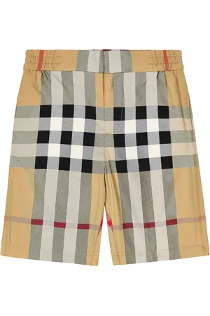 Burberry Checked cotton shorts