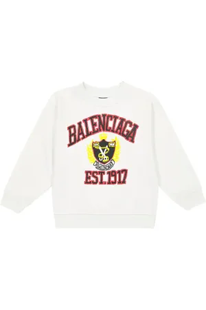 Balenciaga Logo cotton jersey sweatshirt