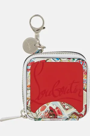 Christian Louboutin Printed leather waste bag holder