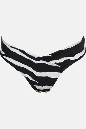 Stella McCartney Zebra-print bikini bottoms