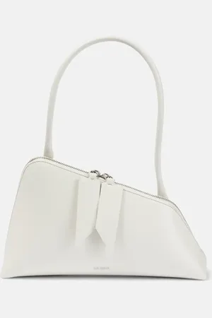 The Attico Sunrise asymmetrical leather shoulder bag