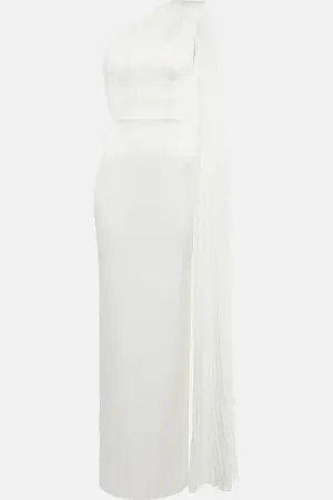 ALEX PERRY Marnel satin-crÃªpe gown