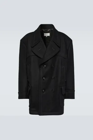 Maison Margiela Wool-blend peacoat
