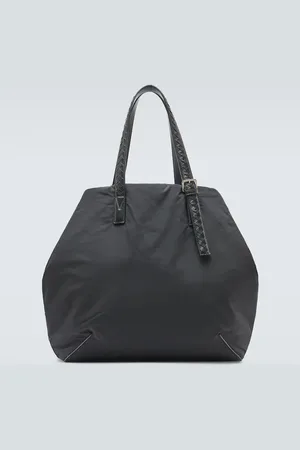 Bottega Veneta Crossroad Buckle leather-trimmed tote bag