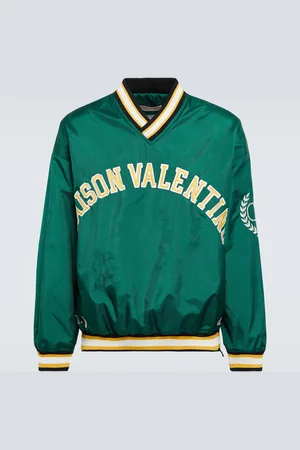 VALENTINO Logo appliquÃ© varsity sweater