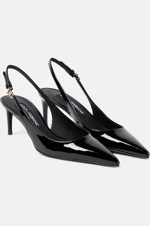 Dolce & Gabbana Patent leather slingback pumps