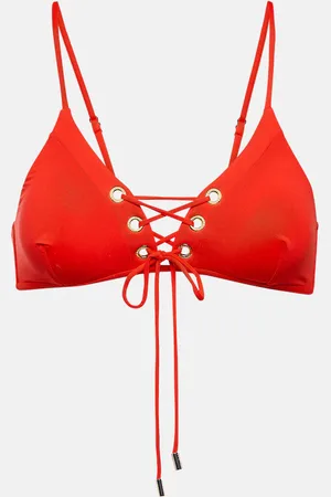 Melissa Odabash Marrakech lace-up bikini top