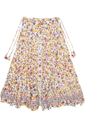 POUPETTE ST BARTH Floral skirt