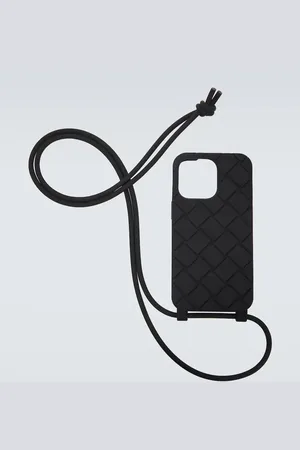 Bottega Veneta IPhone 13 Pro phone case on strap