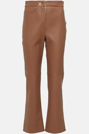 Max Mara Sublime faux leather flared pants