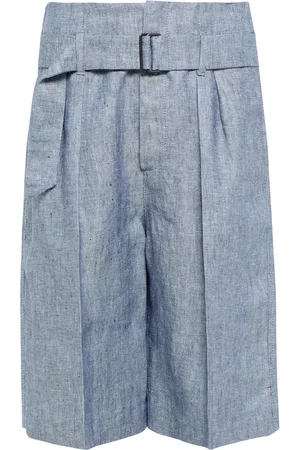 Brunello Cucinelli Hemp and linen bermuda shorts